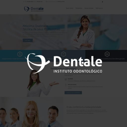 Dentale Instituto Website em Wordpress Criação de Sites em WordPress Desenvolvimento Sites