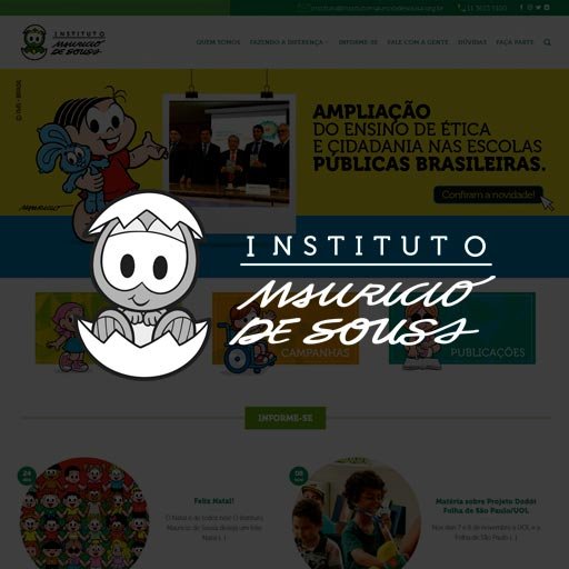 Instituto Mauricio de Sousa Site em WordPress